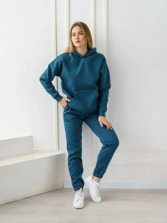 Костюм спортивный женски с начесом оверсайз домашняя одежда