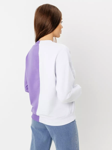 Свитшот женский толстовка больших размеров кофта ДФ581