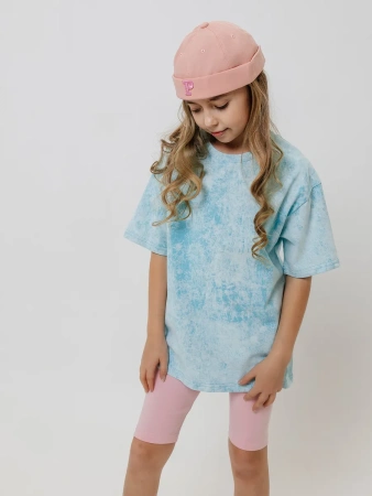 Футболка для девочки оверсайз хлопок