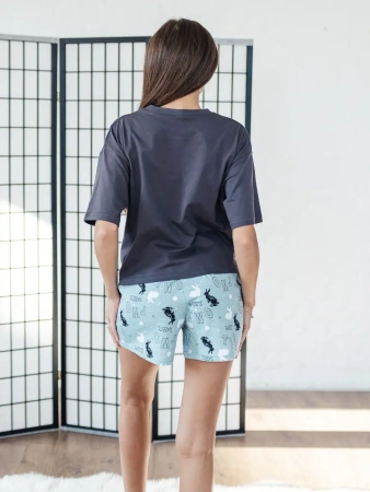 Пижама с шортами большие размеры