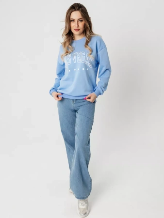 Свитшот женский толстовка больших размеров кофта ДФ579