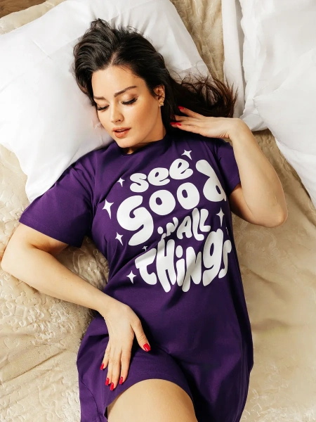 Ночная сорочка женская хлопок большие размеры