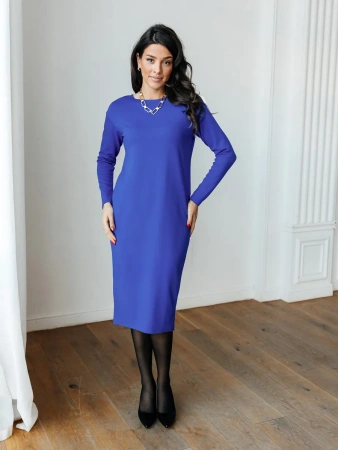 Платье трикотажное вечернее длинное ПЛМ582