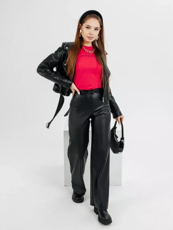 Лонгслив женский облегающий с принтом нарядный ДК589