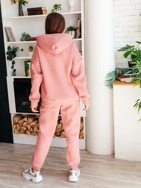 Спортивный костюм с начесом оверсайз кроя зимний