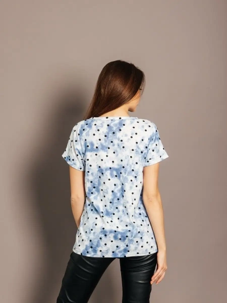 Футболка женска одежда с принтом белая черная