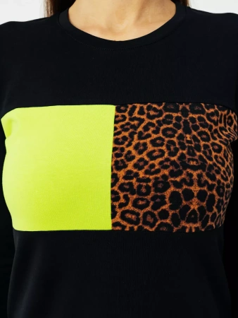 Платье женское трикотажное с длинным рукавом