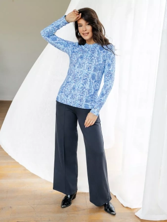 Брюки палаццо широкие классические БФ536