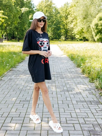 Туника футболка оверсайз