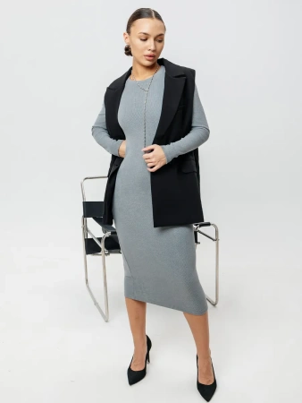 Платье праздничное вечернее лапша трикотажное ПЛК648