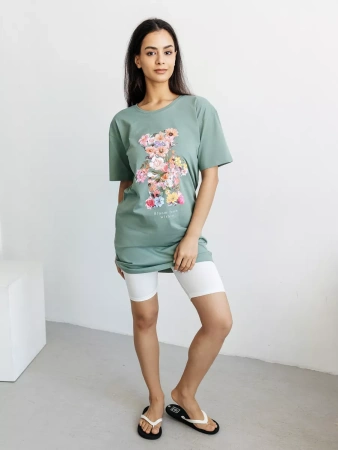 Туника платье домашнее повседневное больших размеров