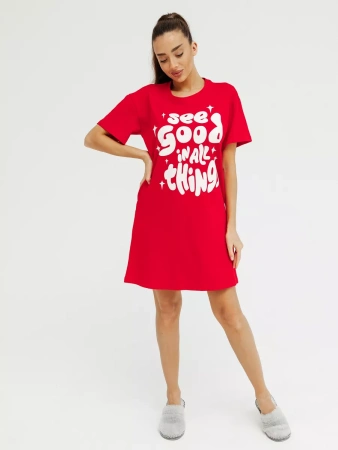 Ночная сорочка женская хлопок домашнее платье