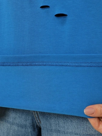 Футболка оверсайз большого размера с дырками