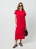 Платье женское летнее трикотажное больших размеров длинное