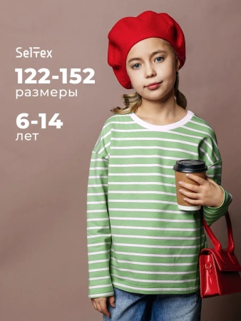 Свитшот для девочки в полоску, тельняшка на весну