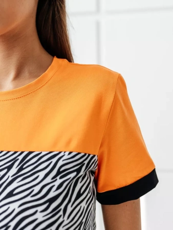 Футболка хлопок с принтом новогодняя больших размеров