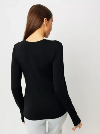 Лонгслив женский облегающий с принтом дк573