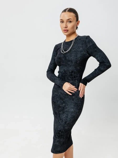 Платье праздничное вечернее лапша трикотажное ПЛК648