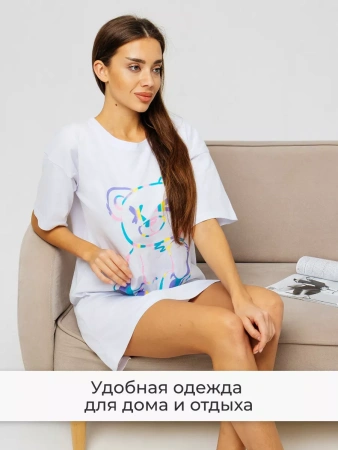 Туника платье домашнее повседневное больших размеров