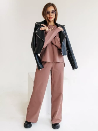 Спортивный костюм женский брючный больших размеров КФ524