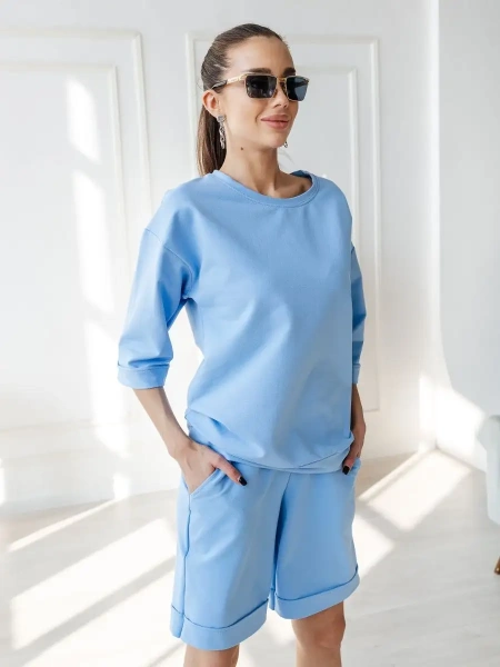 Костюм домашний с шортами спортивный