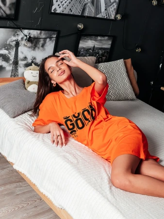 Туника платье домашнее повседневное больших размеров