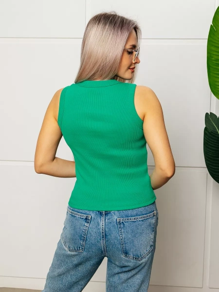 Топ под пиджак в рубчик спортивная майка МК558