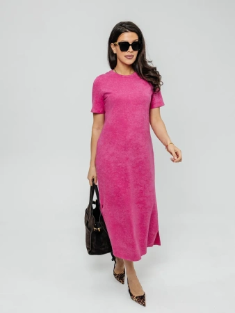 Платье женское трикотажное больших размеров длинное ПЛК609