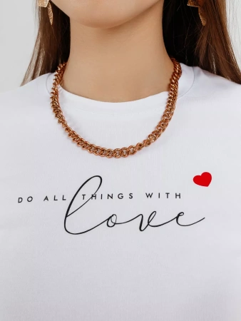 Лонгслив женский облегающий с принтом нарядный ДК589