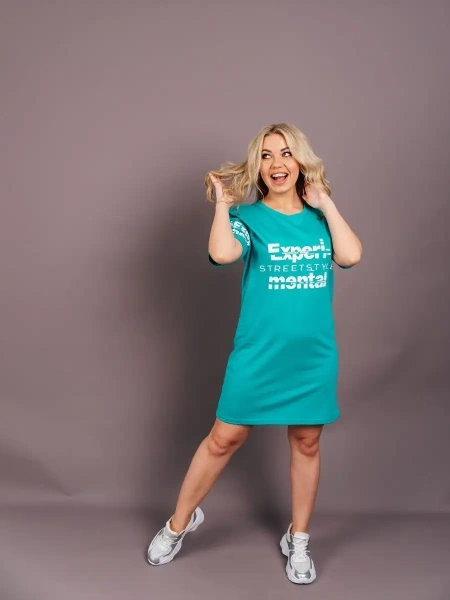 Туника платье для дома оверсайз