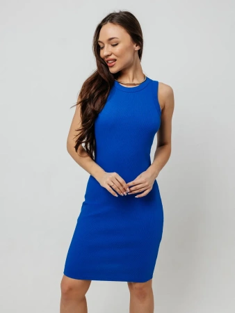 Платье женское в рубчик