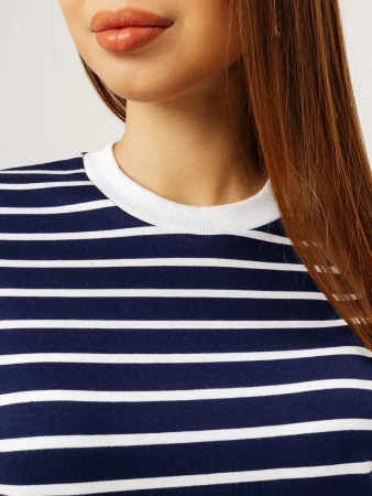 Кофта в полоску нарядная больших размеров джемпер