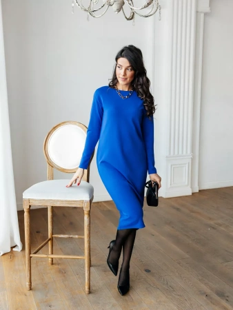 Платье трикотажное вечернее длинное ПЛМ582