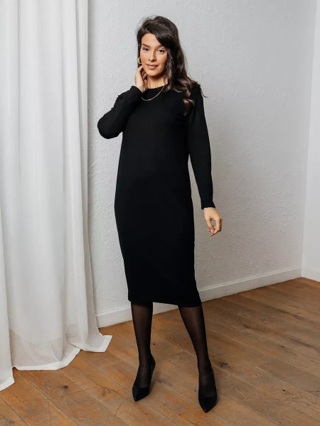 Платье трикотажное женское миди праздничное ПЛМ582