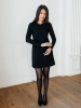Платье черное женское трикотажное повседневное ПЛМ607