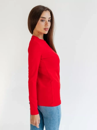 Лонгслив женский облегающий дк540