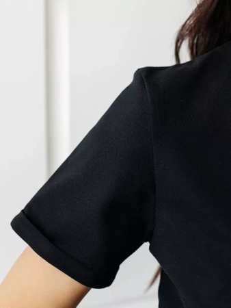 Футболка базовая хлопок с принтом больших размеров