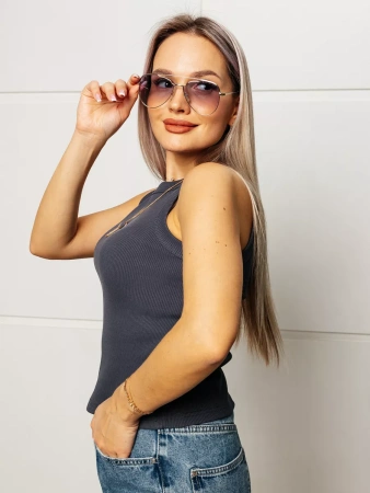 Топ под пиджак в рубчик спортивная майка МК558