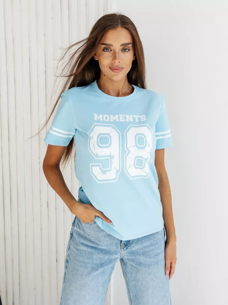 Футболка хлопок с принтом новогодняя больших размеров