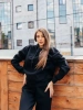 Спортивный костюм с начесом оверсайз кроя зимний