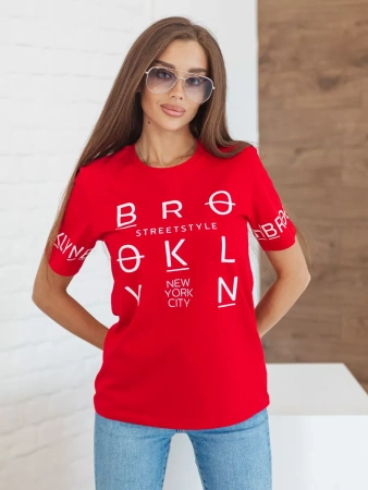 Футболка хлопок с принтом летняя больших размеров ФК562