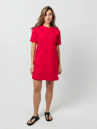 Платье женское летнее короткое больших размеров повседневное