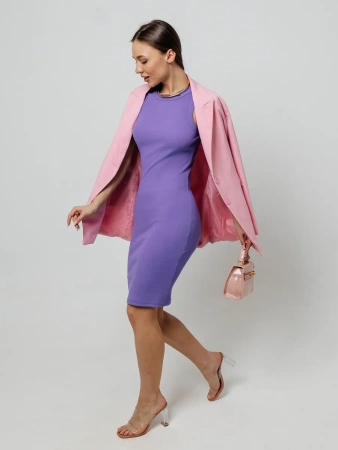 Платье женское в рубчик