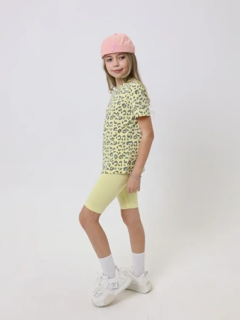 Футболка для девочки с принтом хлопок летняя пляжная