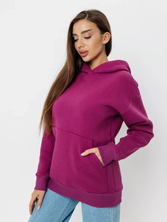 Однотонное худи с начесом