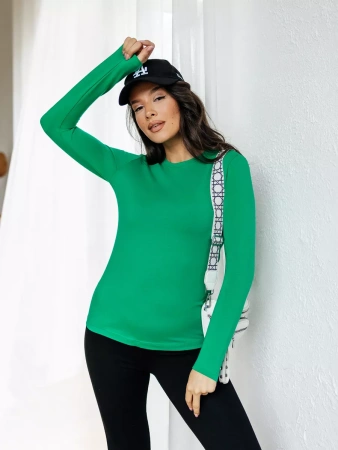 Лонгслив женский облегающий дк540