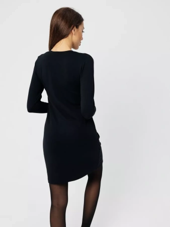Платье женское трикотажное с длинным рукавом