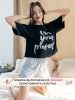 Пижама женская с шортами большие размеры хлопок