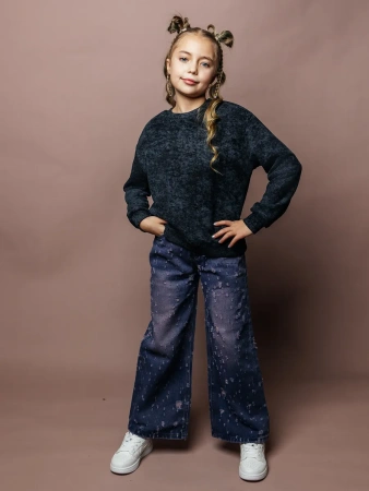 Свитшот для девочки кофта модная с принтом