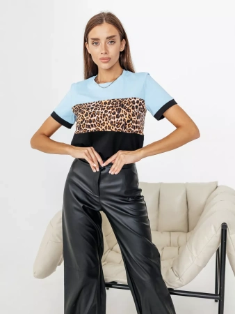 Футболка хлопок с принтом новогодняя больших размеров